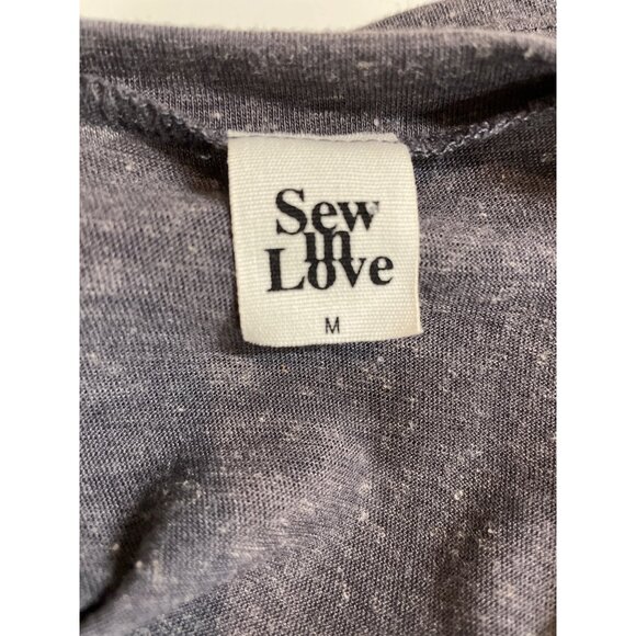 Stay Wild Live Free Graphic Tee By Sew In Love Womens Medium Cotton Blend Gray - Picture 7 of 7